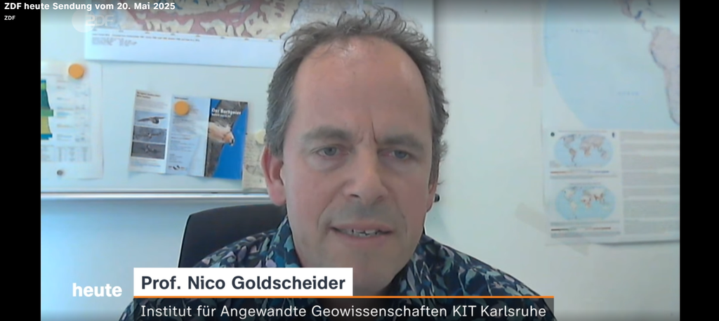Nico Goldscheider bei ZDF heute